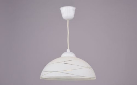 купить Светильник подвесной (люстра) 1*60Вт E27 белый  в Йошкар-Оле Светильник подвесной (люстра) 1*60Вт E27 белый