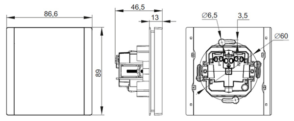 купить Фортепиано белый розетка скрытая 1-мест заземление с крышкой шторки IP44  в Йошкар-Оле Фортепиано белый розетка скрытая 1-мест заземление с крышкой шторки IP44