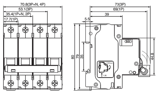 купить Автомат 2Р 10А C 6кА ВА-103 Schneider Electric в Йошкар-Оле Автомат 2Р 10А C 6кА ВА-103 Schneider Electric