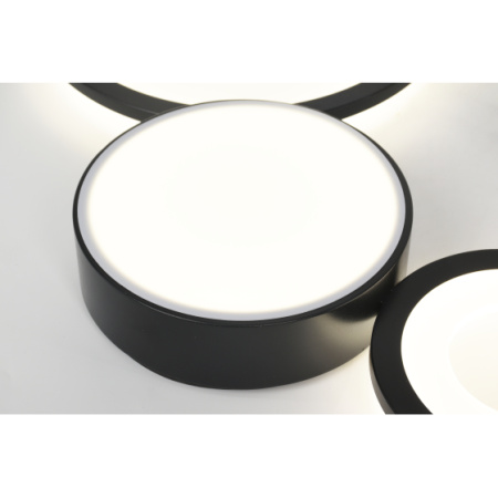 купить Светильник потолочный (люстра) свд 110Вт 3000К-6000К 5395лм белый/черный пульт диммер  в Йошкар-Оле Светильник потолочный (люстра) свд 110Вт 3000К-6000К 5395лм белый/черный пульт диммер