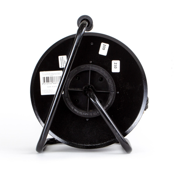 купить Удлинитель 4-мест 50м КГ 3*1,5 черный катушка металл IP44 PlexUp 3500Вт в Йошкар-Оле Удлинитель 4-мест 50м КГ 3*1,5 черный катушка металл IP44 PlexUp 3500Вт