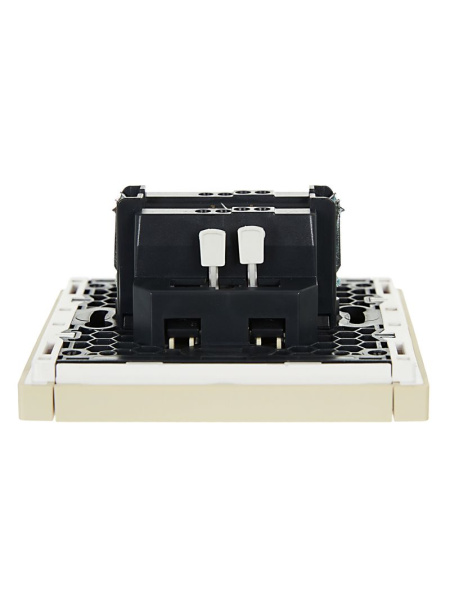 Фортепиано ваниль переключатель 1кл скрытая 10А IP20 