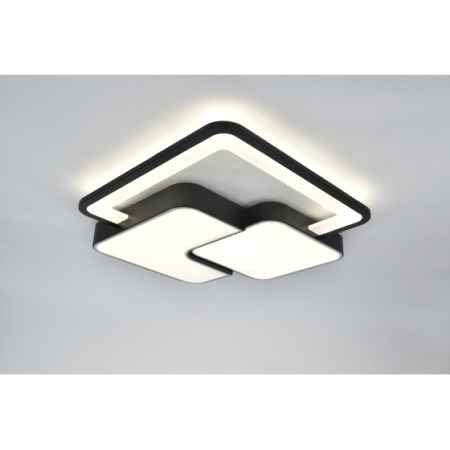 купить Светильник потолочный (люстра) свд 105Вт 3000К-6000К 5166лм белый/черный пульт диммер  в Йошкар-Оле Светильник потолочный (люстра) свд 105Вт 3000К-6000К 5166лм белый/черный пульт диммер