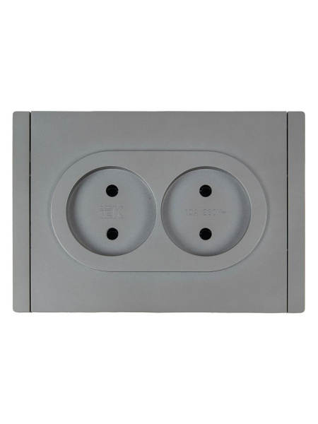 купить Фортепиано сталь розетка скрытая 2-мест шторки быстрозажим. клем. IP20  в Йошкар-Оле Фортепиано сталь розетка скрытая 2-мест шторки быстрозажим. клем. IP20