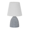 купить Светильник настольный 1*40Вт E14 серый Uniel орнамент в Йошкар-Оле Светильник настольный 1*40Вт E14 серый Uniel орнамент
