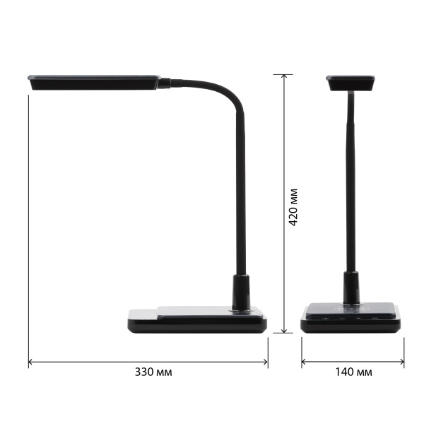 купить Светильник настольный свд 10Вт 3000-6500К 800лм черный подставка диммер сенсор ЭРА в Йошкар-Оле Светильник настольный свд 10Вт 3000-6500К 800лм черный подставка диммер сенсор ЭРА