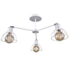Светильник потолочный (люстра) 3*60Вт E27 белый/хром Нубия