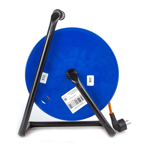 купить Удлинитель 4-мест 20м ПВС 3*1,5 оранжевый катушка IP20 PlexUp  в Йошкар-Оле Удлинитель 4-мест 20м ПВС 3*1,5 оранжевый катушка IP20 PlexUp