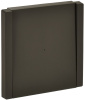 Фортепиано серый выключатель 1кл с подсветкой скрытая 10А IP20 