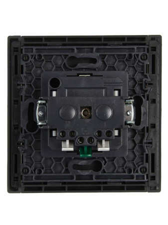 купить Фортепиано серый розетка скрытая 1-мест заземление шторки IP20  в Йошкар-Оле Фортепиано серый розетка скрытая 1-мест заземление шторки IP20