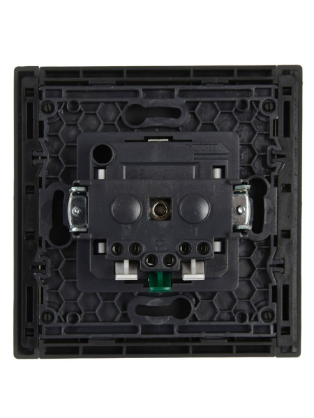 купить Фортепиано серый розетка скрытая 1-мест заземление шторки IP20  в Йошкар-Оле Фортепиано серый розетка скрытая 1-мест заземление шторки IP20