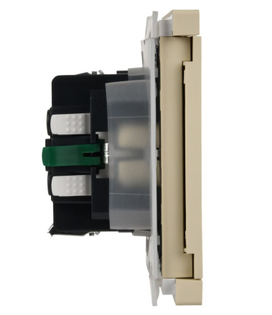 купить Фортепиано ваниль розетка скрытая 1-мест заземление с крышкой шторки IP44  в Йошкар-Оле Фортепиано ваниль розетка скрытая 1-мест заземление с крышкой шторки IP44