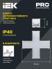 Светильник LED X-образн. 1010 12Вт 4000К 180х180мм чер. IEK