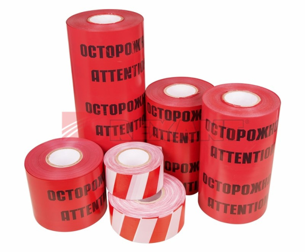 Лента сигнальная Осторожно кабель 250мм*100м Rexant