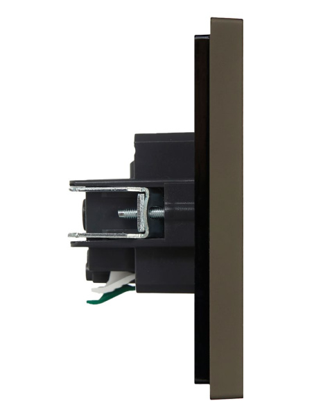 купить Фортепиано серый розетка скрытая 1-мест заземление шторки IP20  в Йошкар-Оле Фортепиано серый розетка скрытая 1-мест заземление шторки IP20