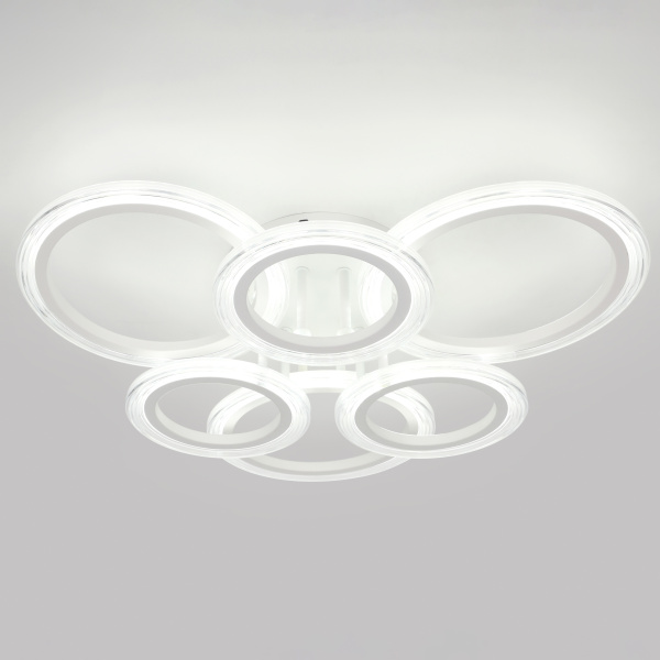 купить Светильник потолочный (люстра) свд 90Вт 3000К-6500К 7300лм белый пульт в Йошкар-Оле Светильник потолочный (люстра) свд 90Вт 3000К-6500К 7300лм белый пульт