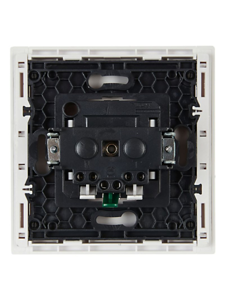 купить Фортепиано белый розетка скрытая 1-мест заземление быстрозажим. клем. IP20  в Йошкар-Оле Фортепиано белый розетка скрытая 1-мест заземление быстрозажим. клем. IP20