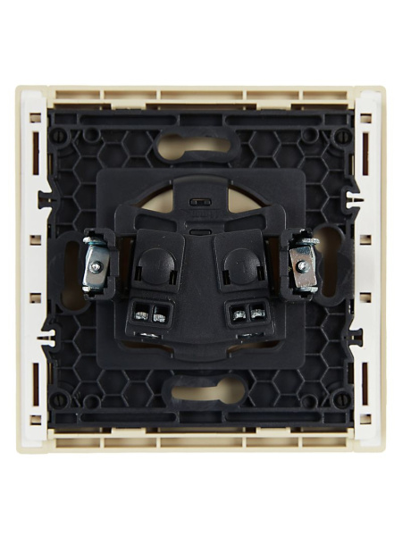 купить Фортепиано ваниль розетка скрытая 1-мест IP20  в Йошкар-Оле Фортепиано ваниль розетка скрытая 1-мест IP20