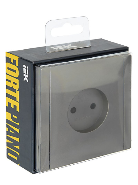 купить Фортепиано сталь розетка скрытая 1-мест шторки IP20 в Йошкар-Оле Фортепиано сталь розетка скрытая 1-мест шторки IP20