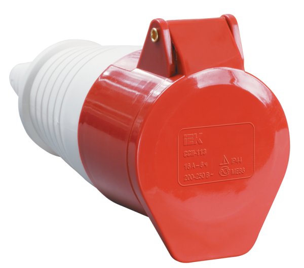Розетка силовая переносная 32А 3P+PE IP44 ССИ-224 IEK