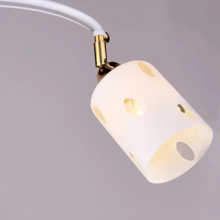 купить Светильник потолочный (люстра) 3*60Вт E27 белый/золото  в Йошкар-Оле Светильник потолочный (люстра) 3*60Вт E27 белый/золото