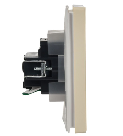 купить Фортепиано ваниль розетка скрытая 1-мест заземление с крышкой шторки IP44  в Йошкар-Оле Фортепиано ваниль розетка скрытая 1-мест заземление с крышкой шторки IP44