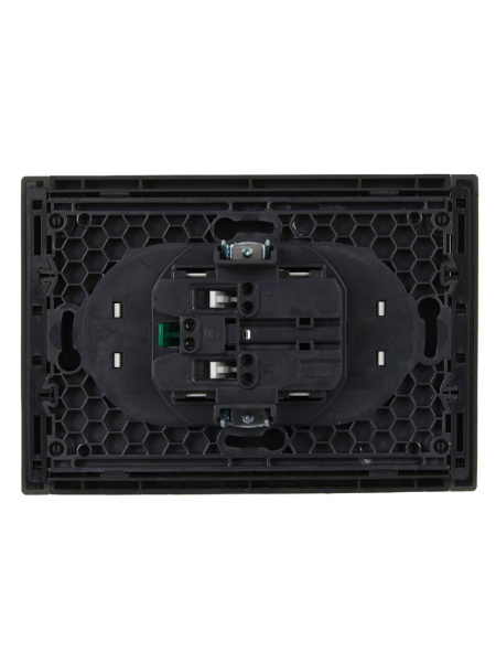 купить Фортепиано серый розетка скрытая 2-мест заземление шторки IP20  в Йошкар-Оле Фортепиано серый розетка скрытая 2-мест заземление шторки IP20