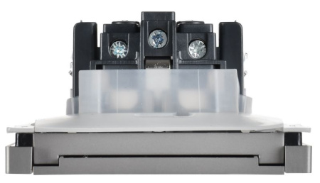 купить Фортепиано сталь розетка скрытая 1-мест заземление с крышкой шторки IP44  в Йошкар-Оле Фортепиано сталь розетка скрытая 1-мест заземление с крышкой шторки IP44