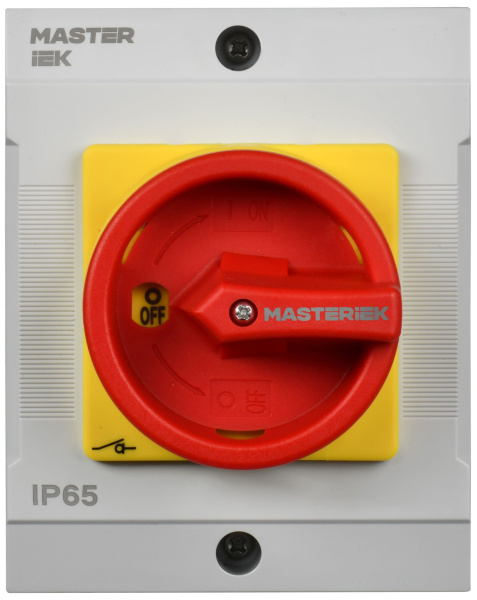 Перекл. кулачк. в боксе закр. рук. кр. 16А сх. 10 MASTER IEK