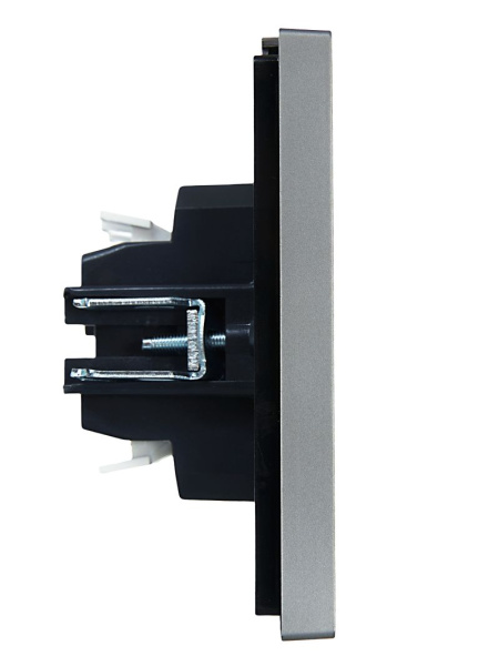 Фортепиано сталь переключатель 2кл скрытая 10А IP20 