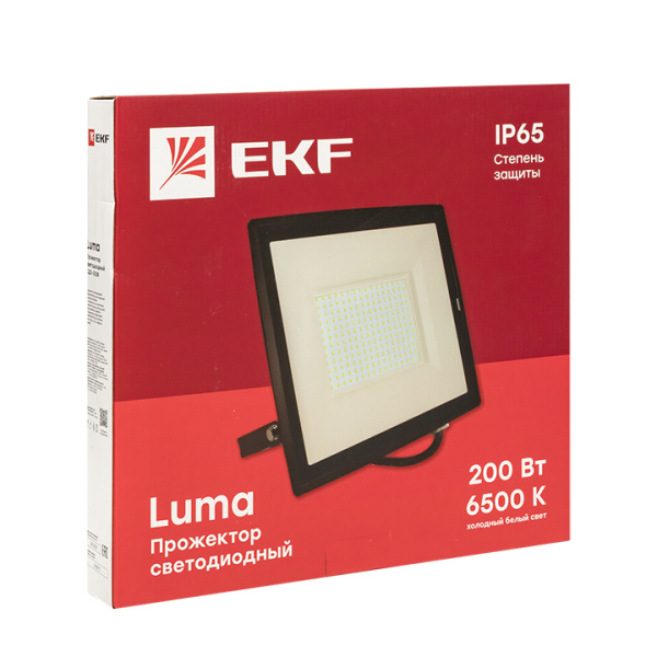 купить Прожектор свд 200Вт 6500К 16000лм черный IP65 110° Basic EKF  в Йошкар-Оле Прожектор свд 200Вт 6500К 16000лм черный IP65 110° Basic EKF