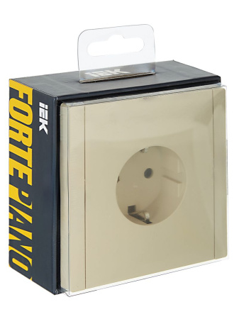 купить Фортепиано ваниль розетка скрытая 1-мест з/к шторки быстрозажим. клем. IP20  в Йошкар-Оле Фортепиано ваниль розетка скрытая 1-мест з/к шторки быстрозажим. клем. IP20