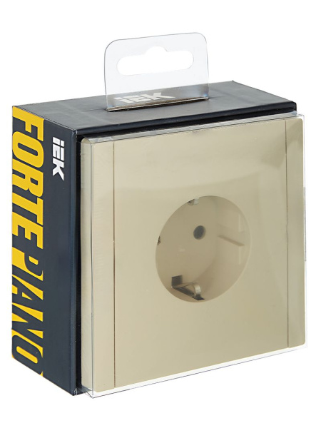 купить Фортепиано ваниль розетка скрытая 1-мест з/к шторки быстрозажим. клем. IP20  в Йошкар-Оле Фортепиано ваниль розетка скрытая 1-мест з/к шторки быстрозажим. клем. IP20