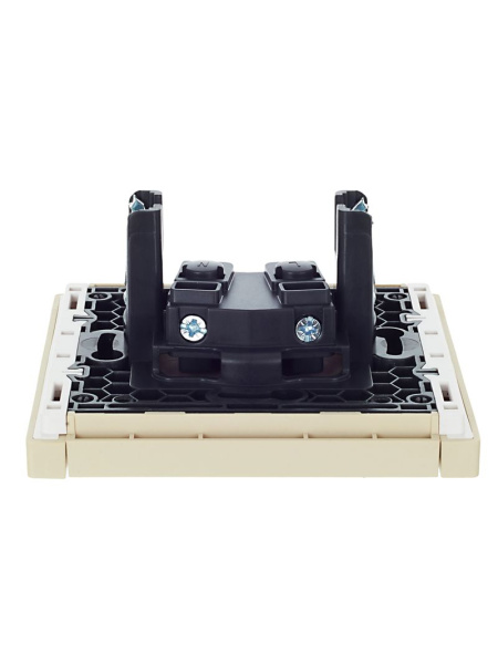 купить Фортепиано ваниль розетка скрытая 1-мест шторки IP20  в Йошкар-Оле Фортепиано ваниль розетка скрытая 1-мест шторки IP20