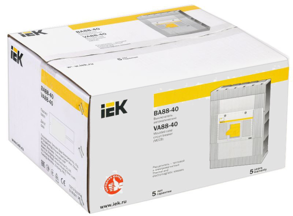 Автомат 3Р 400А 35кА ВА88-40 IEK 