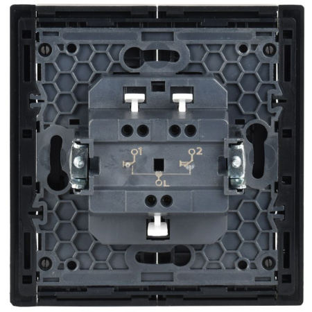 FORTE&PIANO Выключ. жалюзи 10А FP111 чер. IEK