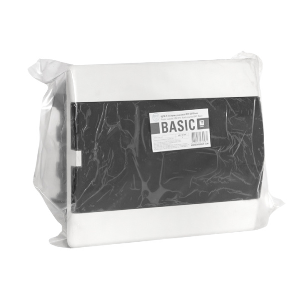 купить Бокс 12мод встраиваемый белый чёрная дверь IP41 ЩРВ-П EKF Basic в Йошкар-Оле Бокс 12мод встраиваемый белый чёрная дверь IP41 ЩРВ-П EKF Basic