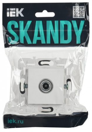 купить SKANDY Роз. TV оконечная SK-A12W арк. бел. IEK в Йошкар-Оле SKANDY Роз. TV оконечная SK-A12W арк. бел. IEK
