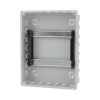 Бокс 24мод встраиваемый  белый белая дверь IP40 FRAME DKC ДЛЯ ПОЛЫХ СТЕН