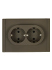 купить Фортепиано серый розетка скрытая 2-мест заземление шторки IP20  в Йошкар-Оле Фортепиано серый розетка скрытая 2-мест заземление шторки IP20