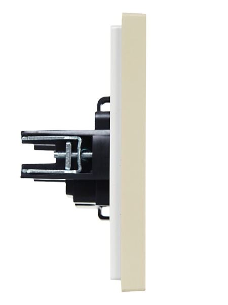 купить Фортепиано ваниль розетка скрытая 1-мест IP20  в Йошкар-Оле Фортепиано ваниль розетка скрытая 1-мест IP20