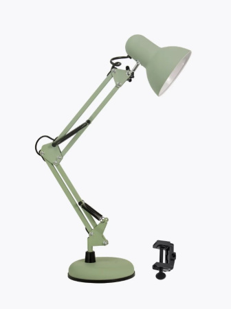 купить Светильник настольный 60Вт E27 фисташковый подставка/струбцина Ultra LIGHT в Йошкар-Оле Светильник настольный 60Вт E27 фисташковый подставка/струбцина Ultra LIGHT
