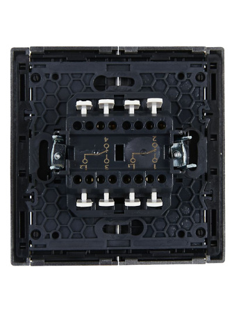 Фортепиано сталь переключатель 2кл скрытая 10А IP20 