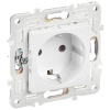 купить Сканди арктический белый розетка скрытая 1-мест заземление IP20 в Йошкар-Оле Сканди арктический белый розетка скрытая 1-мест заземление IP20