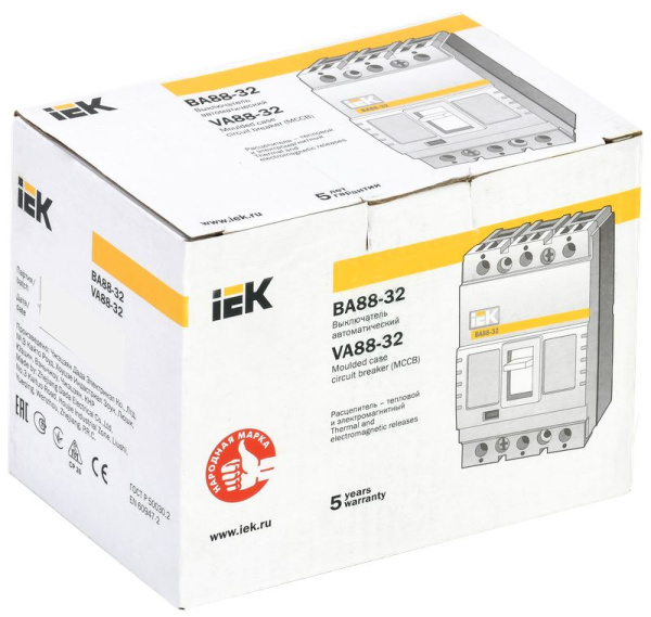 Автомат 3Р 25А 25кА ВА88-32 IEK 