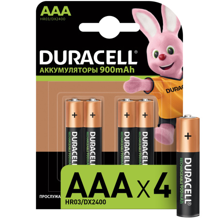 Аккумулятор AAA(мизинчик) 900mAh 1,2В BL4 Duracell 