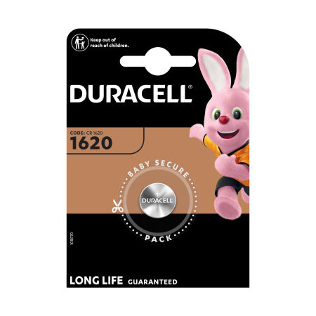 Батарейка дисковая CR1620 BL1 Duracell 