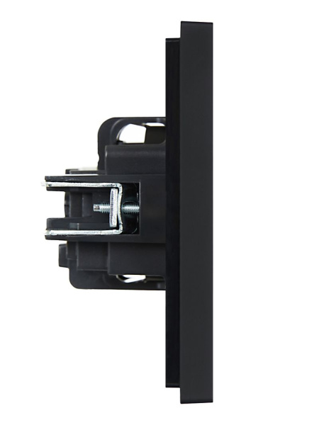 купить Фортепиано черный механизм розетки скрытая 1-мест заземление шторки IP20  в Йошкар-Оле Фортепиано черный механизм розетки скрытая 1-мест заземление шторки IP20