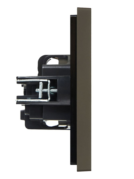 купить Фортепиано серый розетка скрытая 1-мест заземление шторки IP20 винтовое крепление в Йошкар-Оле Фортепиано серый розетка скрытая 1-мест заземление шторки IP20 винтовое крепление