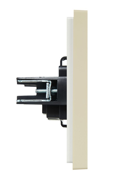 купить Фортепиано ваниль розетка скрытая 1-мест шторки IP20  в Йошкар-Оле Фортепиано ваниль розетка скрытая 1-мест шторки IP20